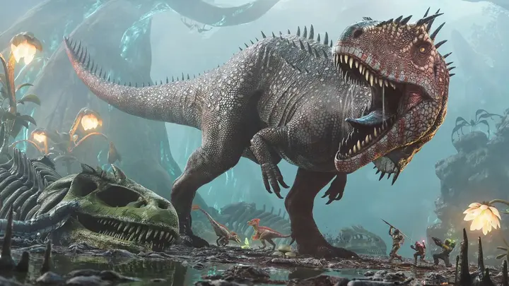 Carcharodontosaurus Keyart
