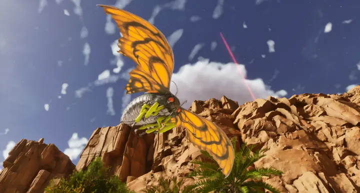 In flight on Scorched Earth