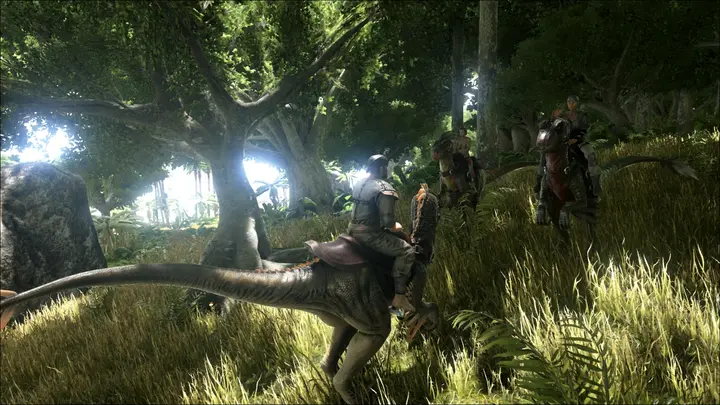 A group of players on Raptors.