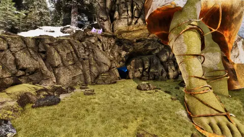 Snow Forests Cave